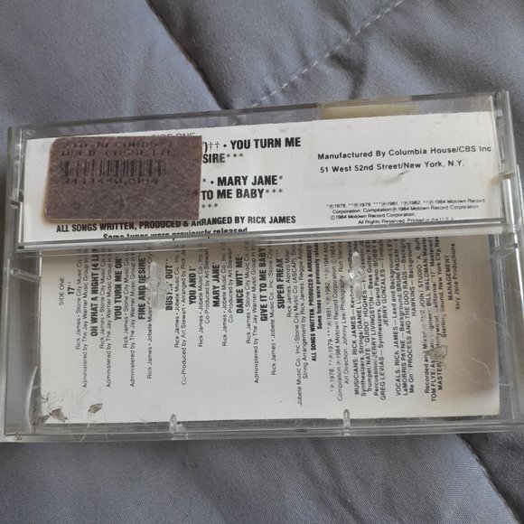 Rick James Reflections All the Greatest Hits Cassette Tape Tested - Picture 3 of 9